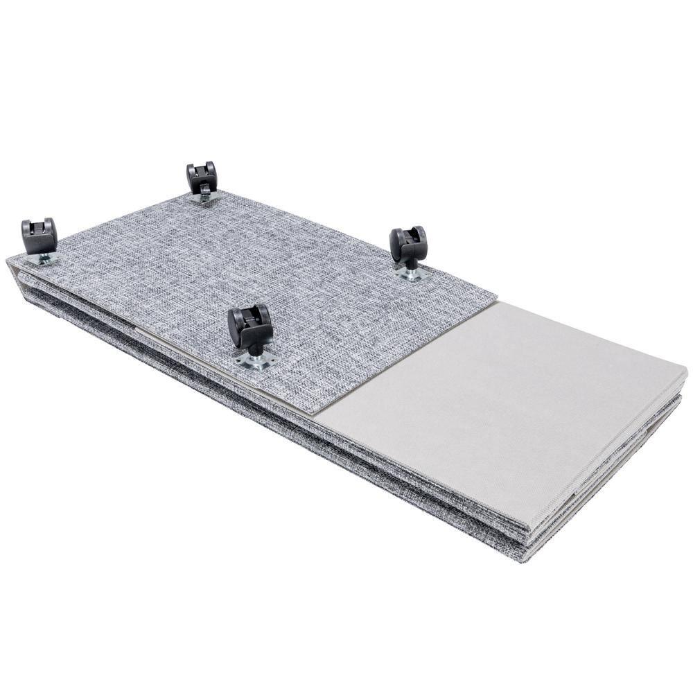 Household Essentials Rolling Laundry Hamper with Handles