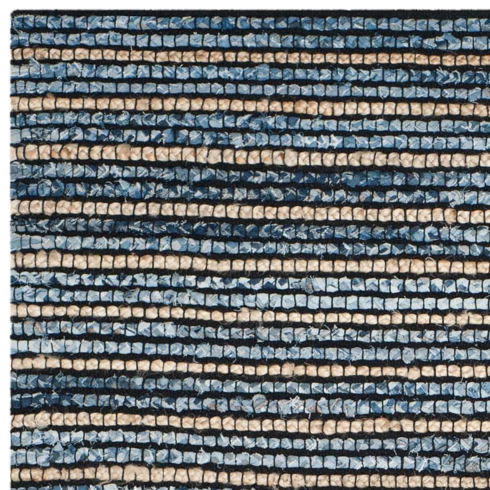 Cape Cod CAP363 Hand Woven Area Rug - Blue/Natural - 5'x8' - Safavieh.
