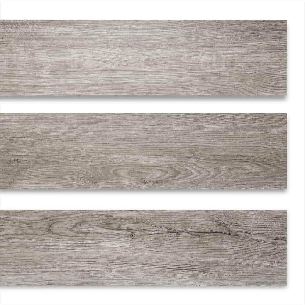 BaseCore 12mil x 6" W x 36" L Peel and Stick Luxury Vinyl Plank Flooring