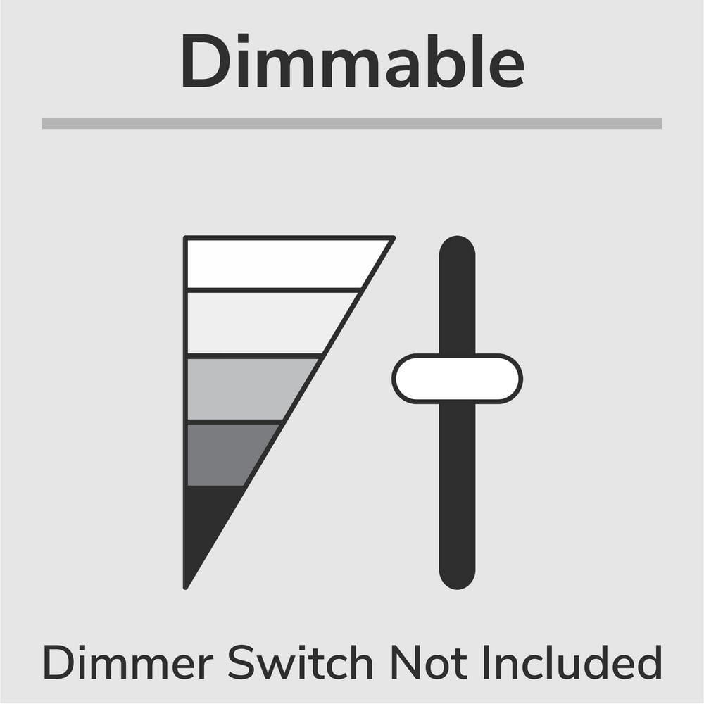 Hunter - Harlowe 1-light Luxe Gold, Large Flush Mount Light, Dimmable, Modern Style, Urn Shaped, for Bedrooms, Kitchens, Dining, Living Rooms - 13181