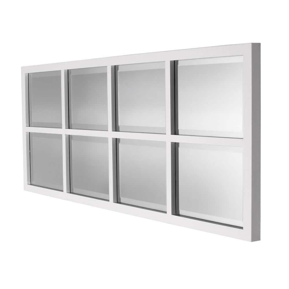 Uniek Stryker Windowpane Framed Wall Mirror
