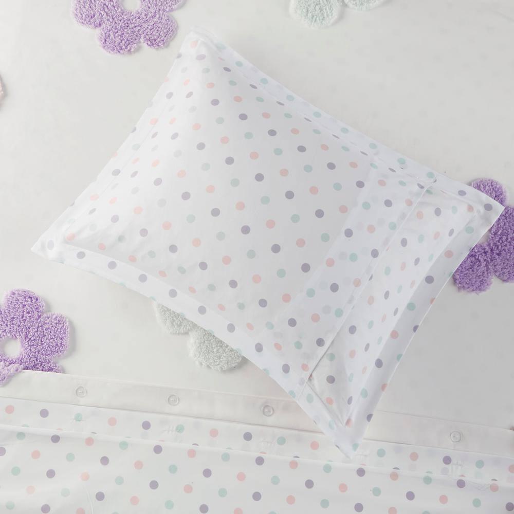 Gracie Floral Reversible Tufted Chenille Duvet Cover Set