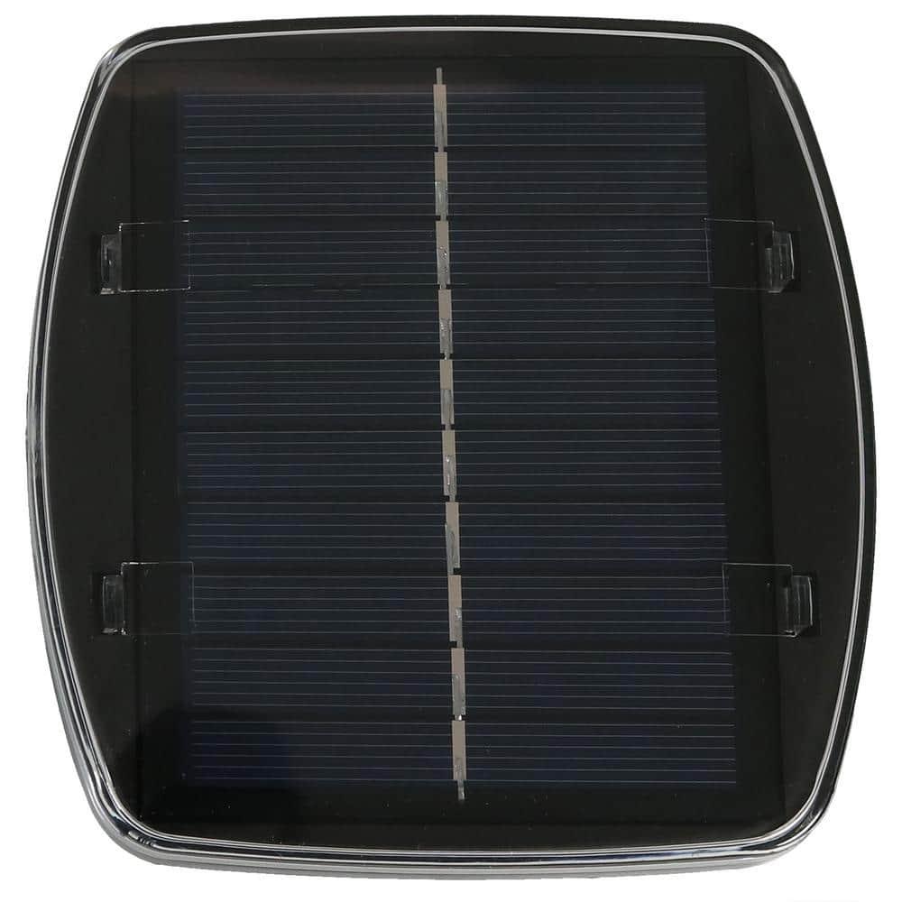 Sunnydaze Outdoor Solution-Dyed Sunbrella Pool Patio Umbrella with Solar LED Light Bars and Tilt - 9' - Navy Blue