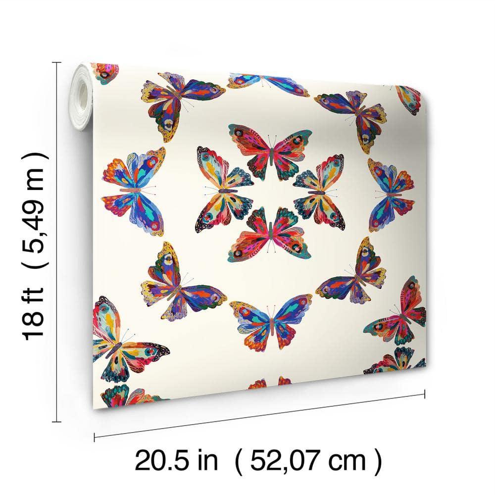 Palm Cove Toile Floral Roll
