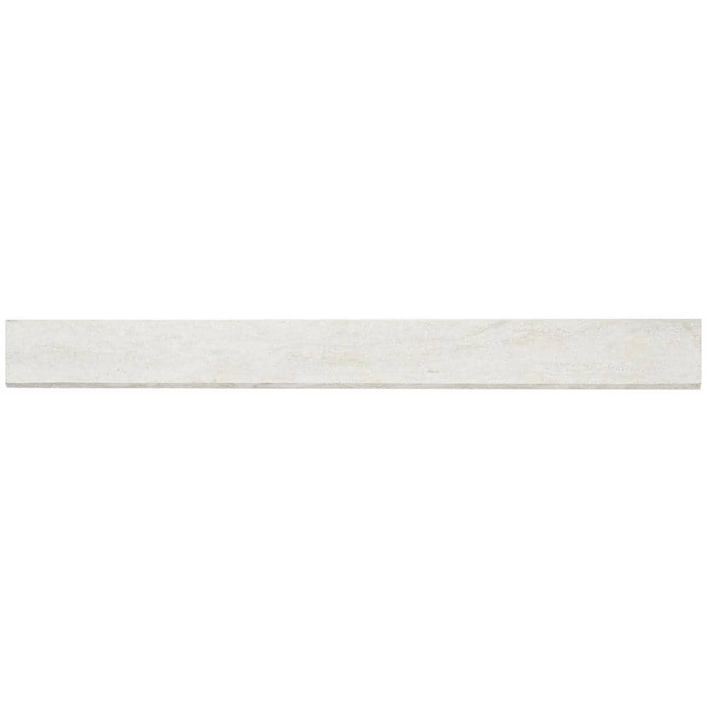 Bond Tile Core Travertine 2.36" x 23.62" Porcelain Bullnose Tile Trim