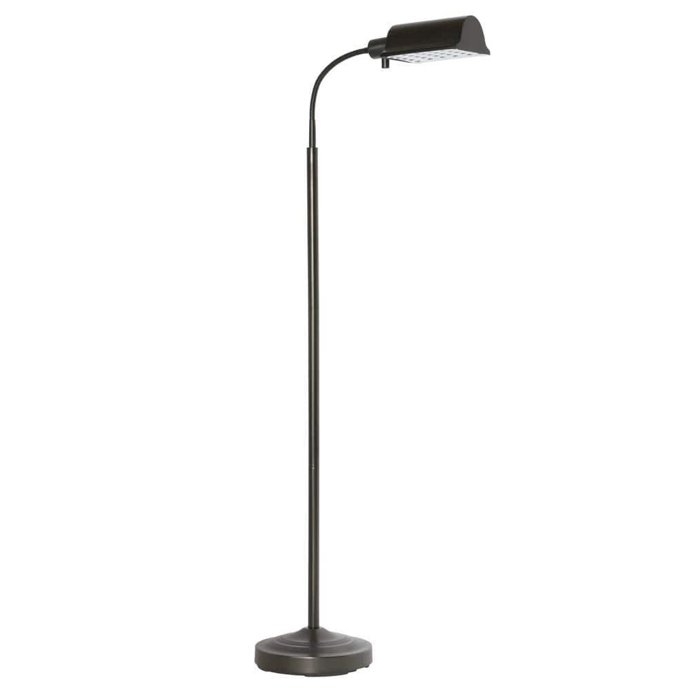 Daylight24 30-Light Traditional Floor Lamp with Brushed Nickel Shades