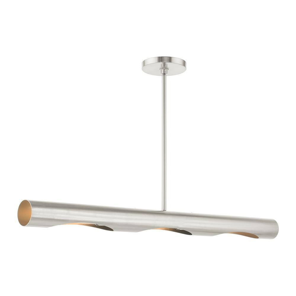 Livex Lighting Novato 3 - Light Chandelier in  Brushed Nickel