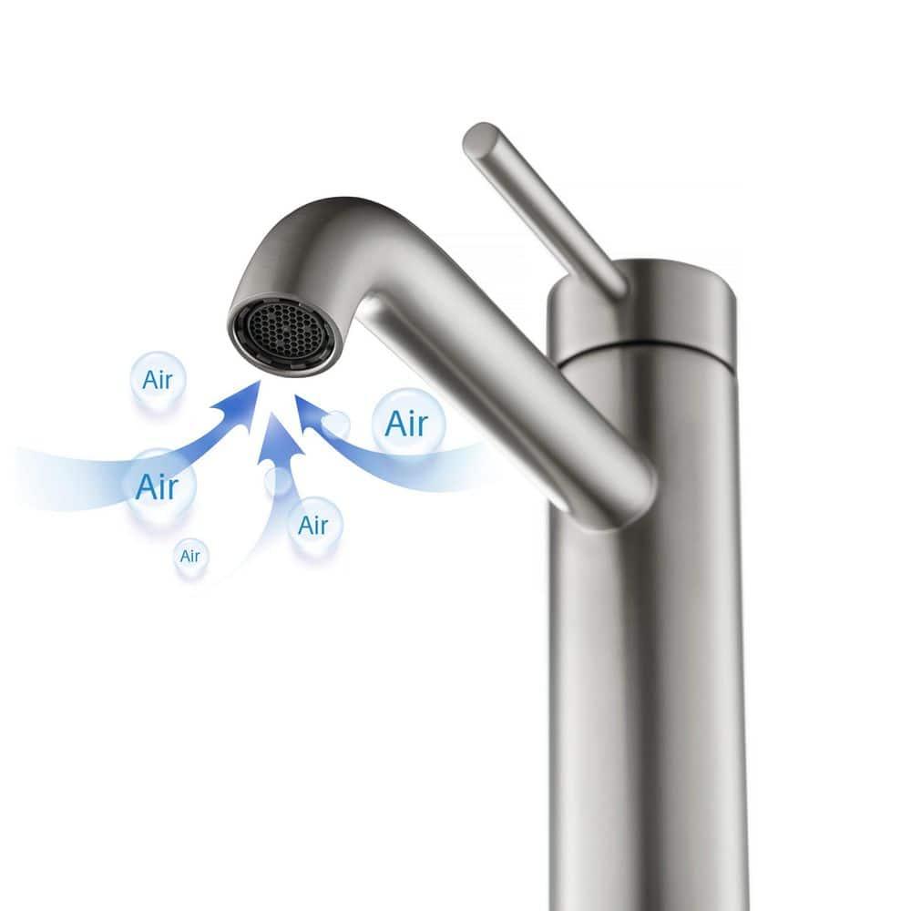 Circular Vessel Sink Faucet Single-handle Bathroom Faucet