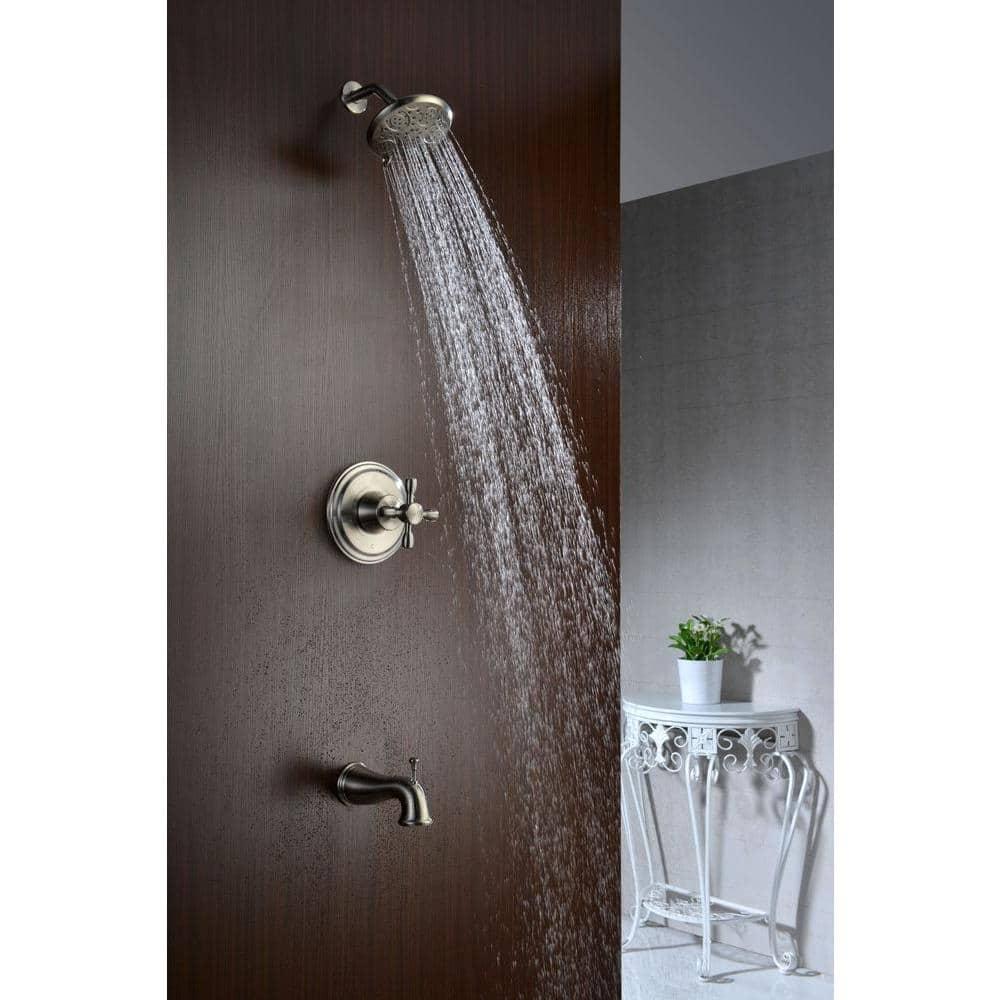 Anzzi Sh-Az034 Mesto Tub And Shower Trim Package - Nickel