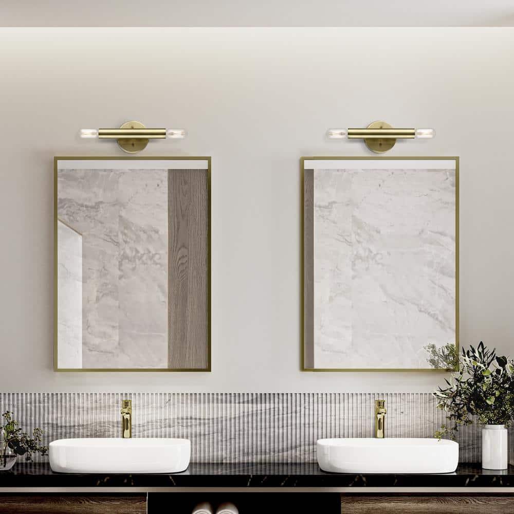 Livex Lighting Copenhagen 2 - Light Wall Light in  Antique Brass