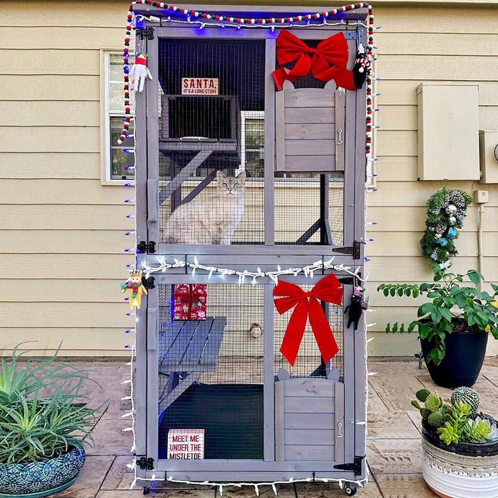 Aivituvin Portable Cat Playpen