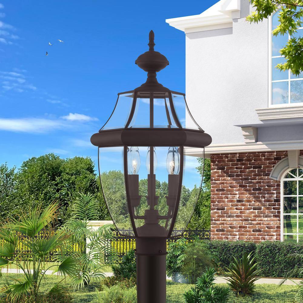 Livex Lighting Monterey 3 - Light Lantern in  Bronze