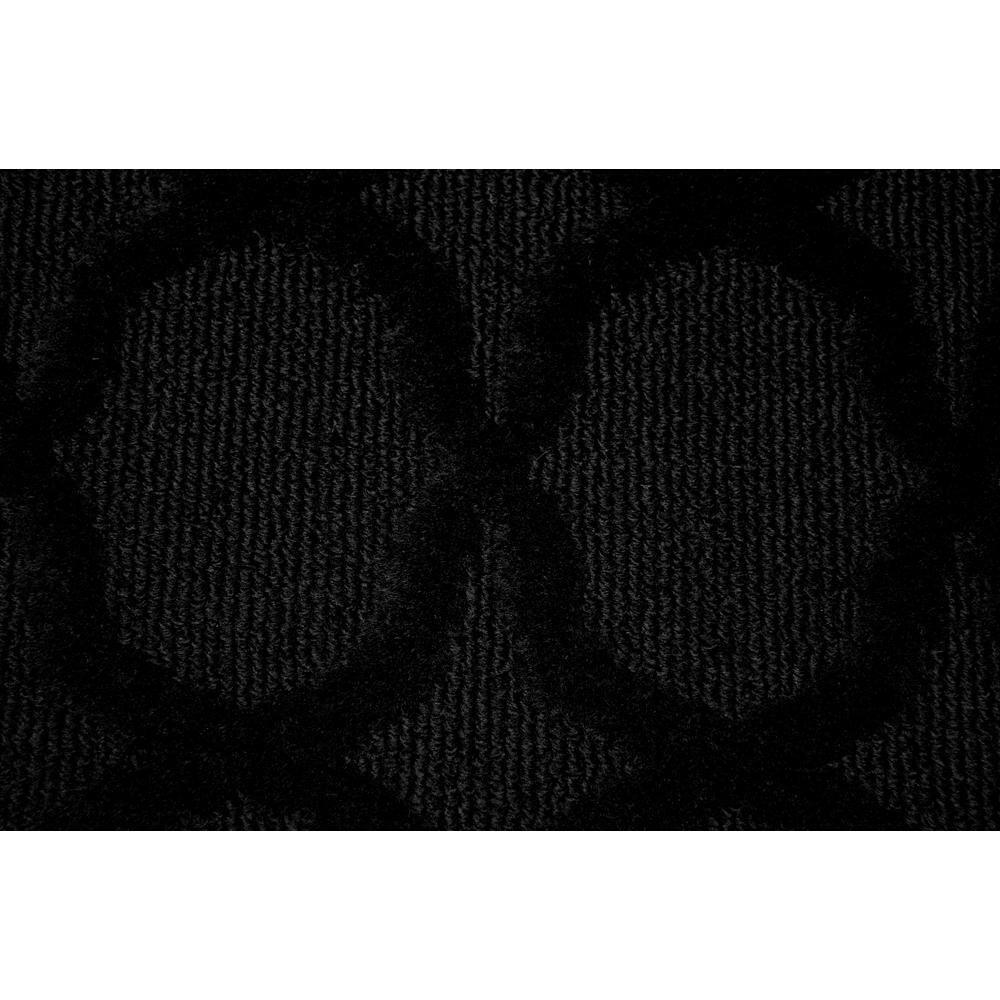 Garland Rug Sparta Indoor Rug Set, 3 Piece Set (2'x5',3'x4', 5'x7') Black
