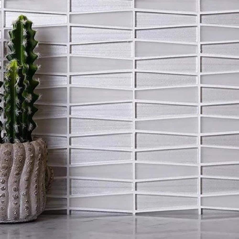 1" x 3" Glass Brick Joint Mosaic Wall and Floor Tile