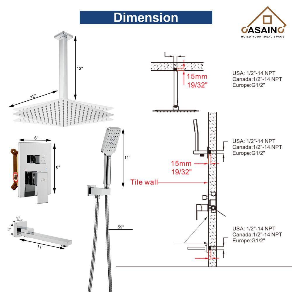 All-In-One Kit with Rough in-Valve
