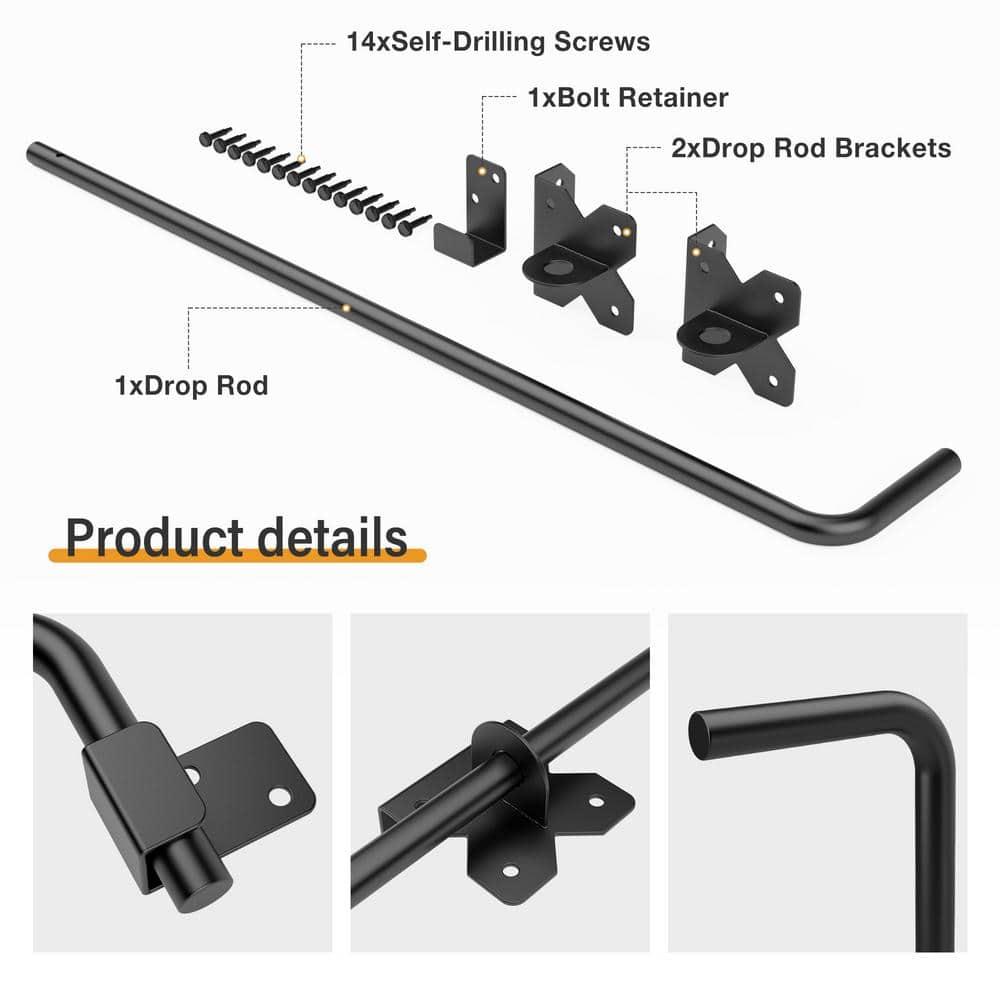 Lazio 18'' H x 3'' W Metal Fencing Kits