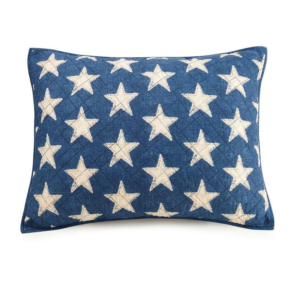 Modern Heirloom Americana Patch 100% Cotton 3-Piece Quilt/Coverlet Set