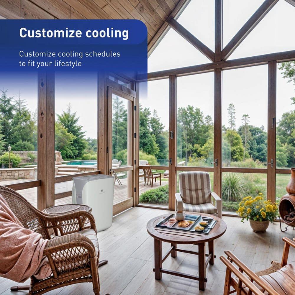 Friedrich 7500 BTU Wi-Fi Connected Portable Air Conditioner with Remote Included