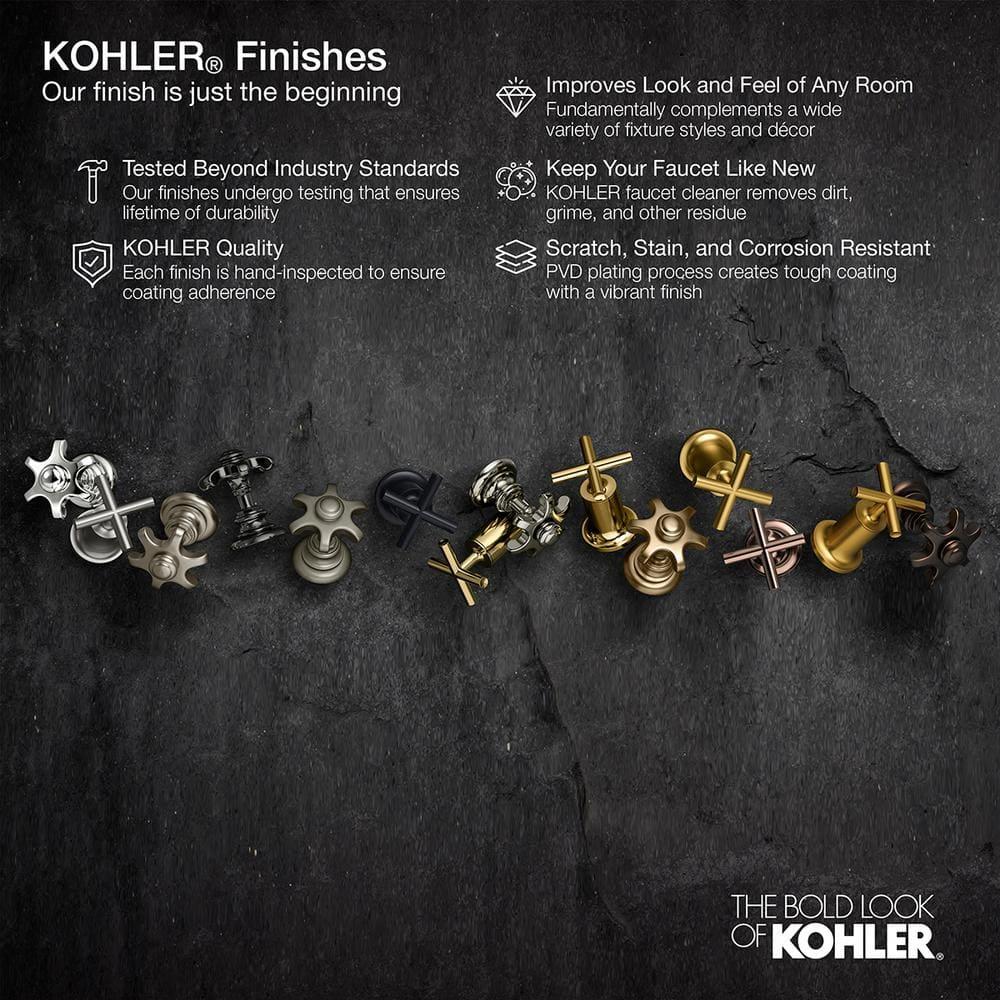 Kohler ® Hint ® Widespread Brushed Nickel Bathroom Sink Faucet