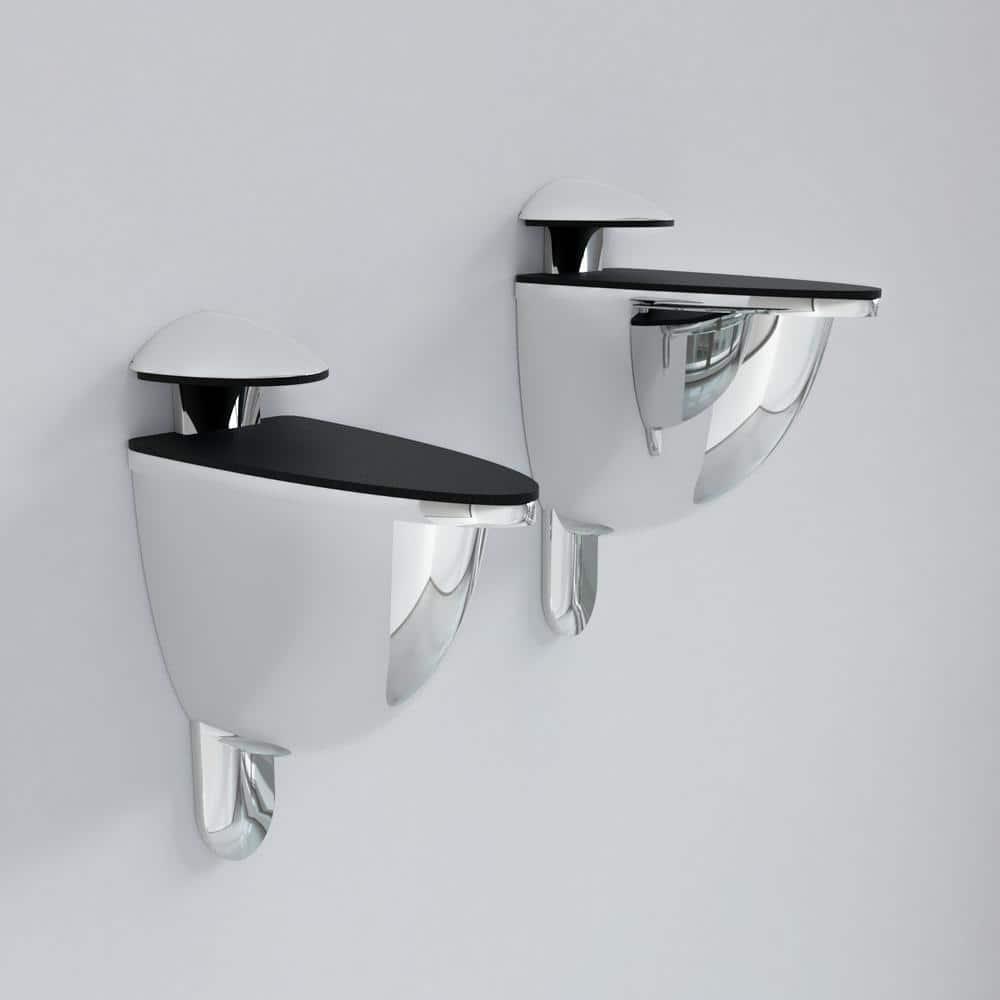 Latitude Run® Glass Accent Shelf with Adjustable Shelves