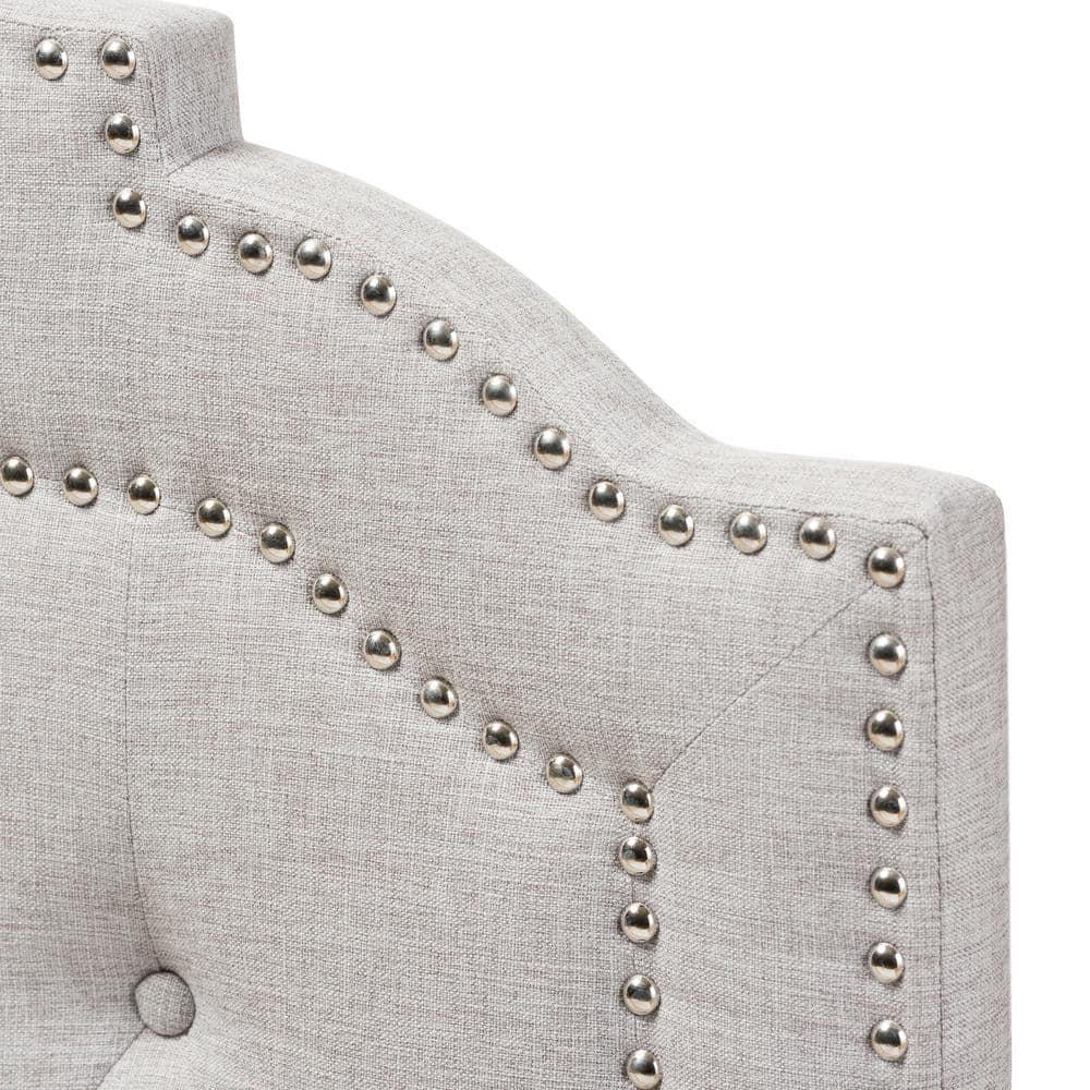 Baxton Studio Edith Modern and Contemporary Greyish Beige Fabric Twin Size Headboard,Wholesale Interiors