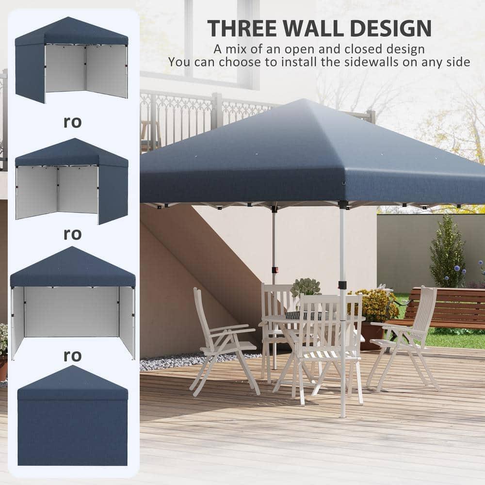 Outsunny 10 Ft. W x 10 Ft. D Steel Party Tent | Wayfair