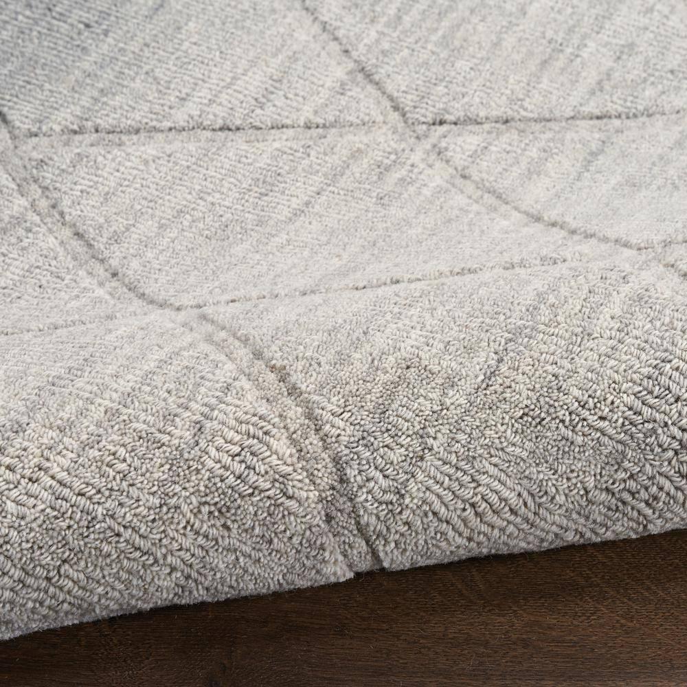 Nourison Wool Haven Grey Modern Wool Indoor Rug