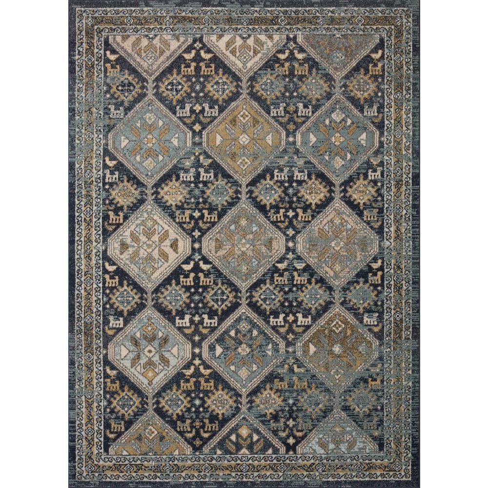 Loloi II Jocelyn Southwestern Navy / Blue Area Rug