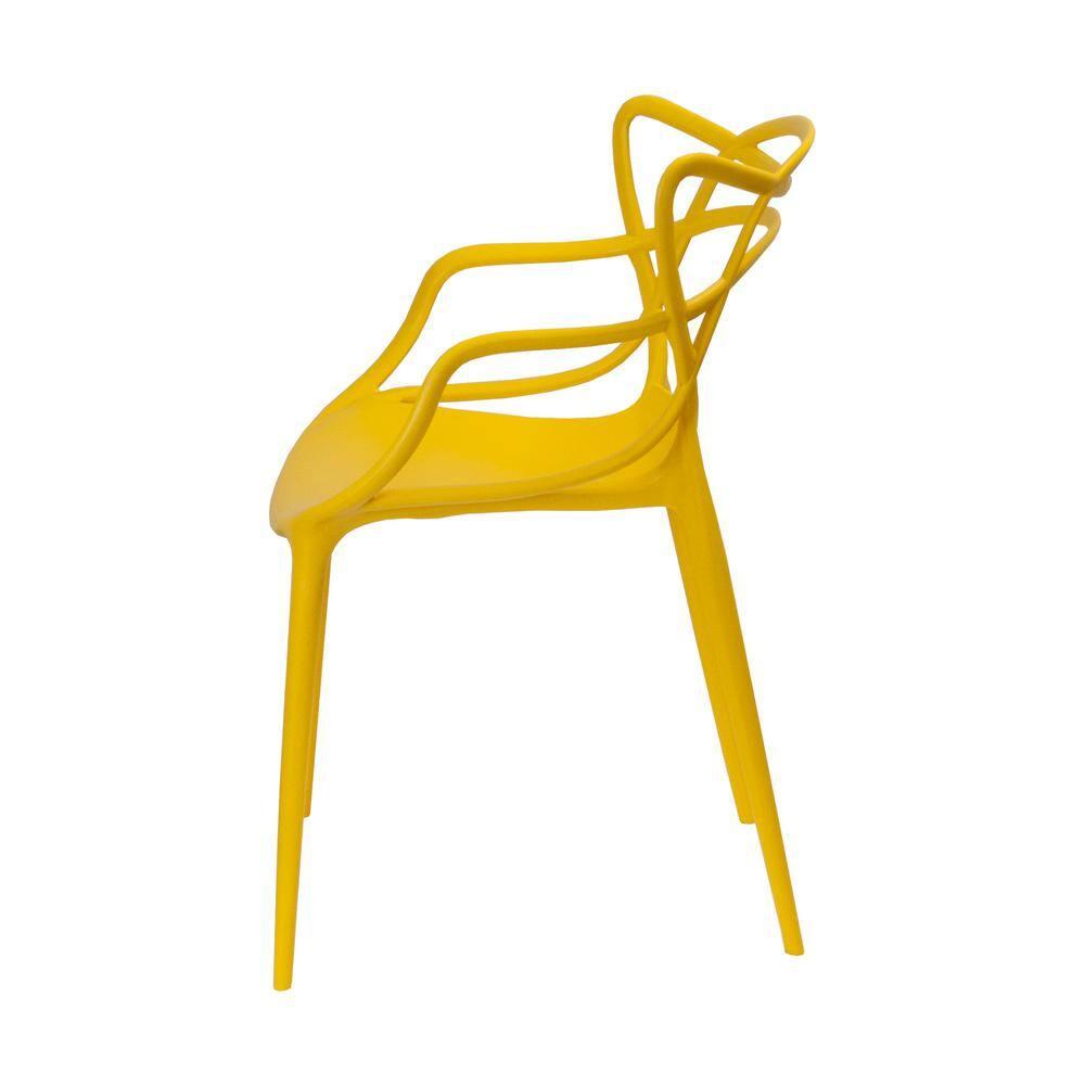 Mod Made MM-PC-006-Yellow Loop Chair - Yellow