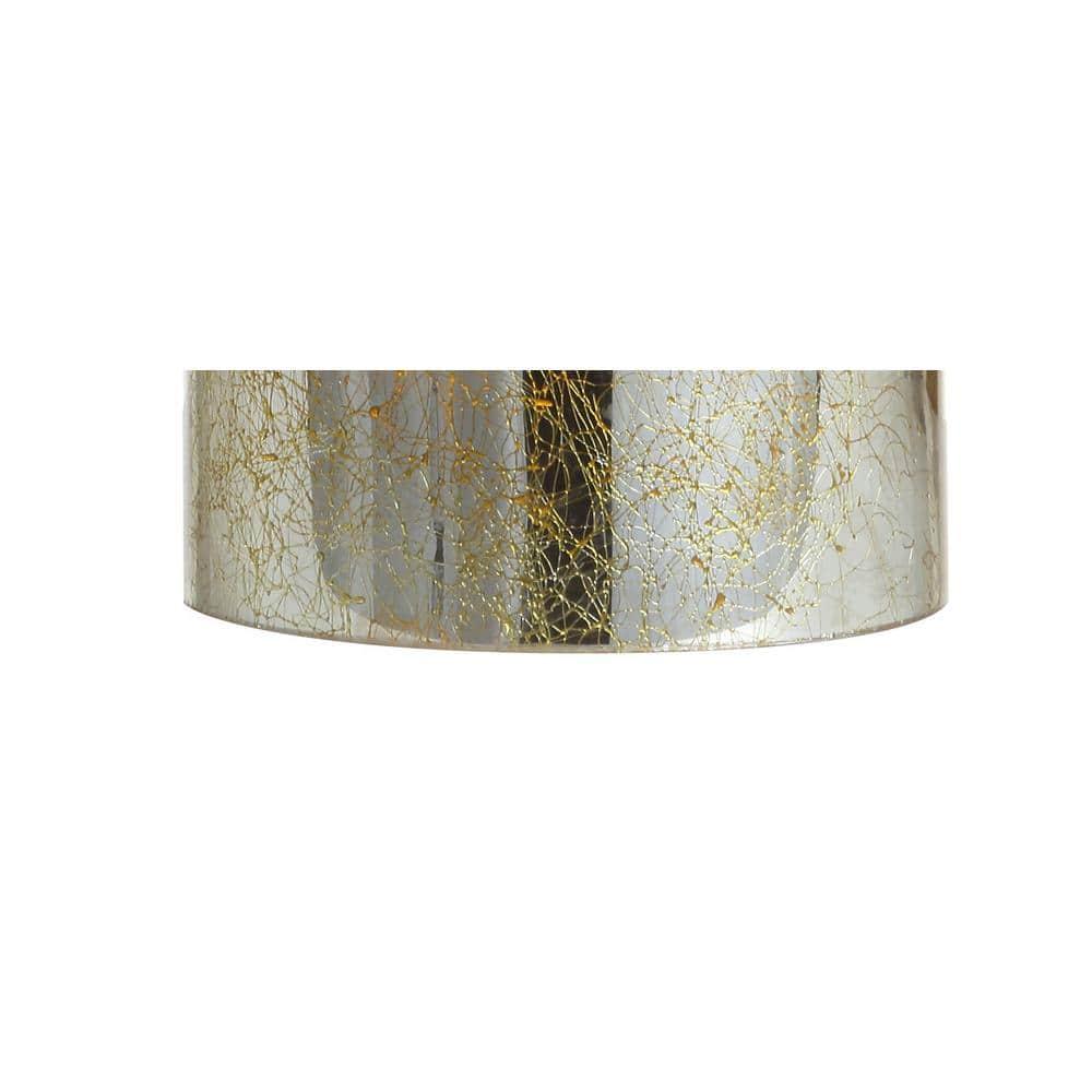 Gemma 19 in. Gold Glass Bell LED Table Lamp