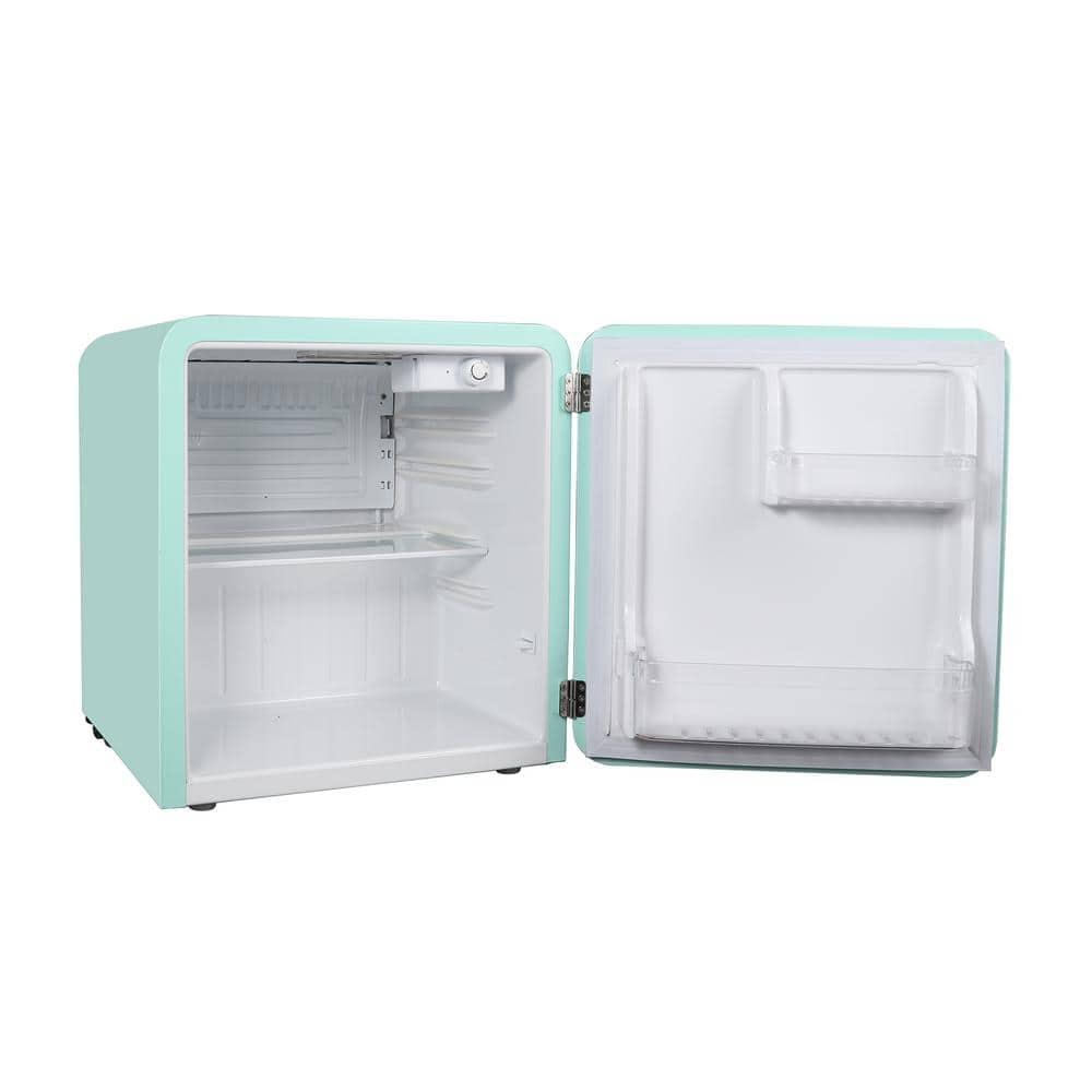Magic Chef Magic Chef 1.6 Cubic Feet Retro Style Mini Fridge with Interior LED Light, Mint