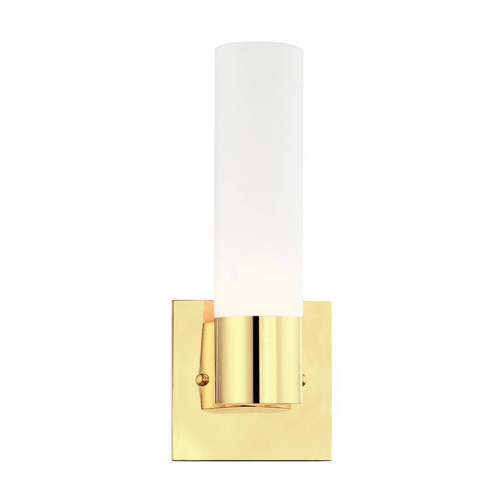 Livex Lighting Aero 1 - Light Sconce in  Polished Brass