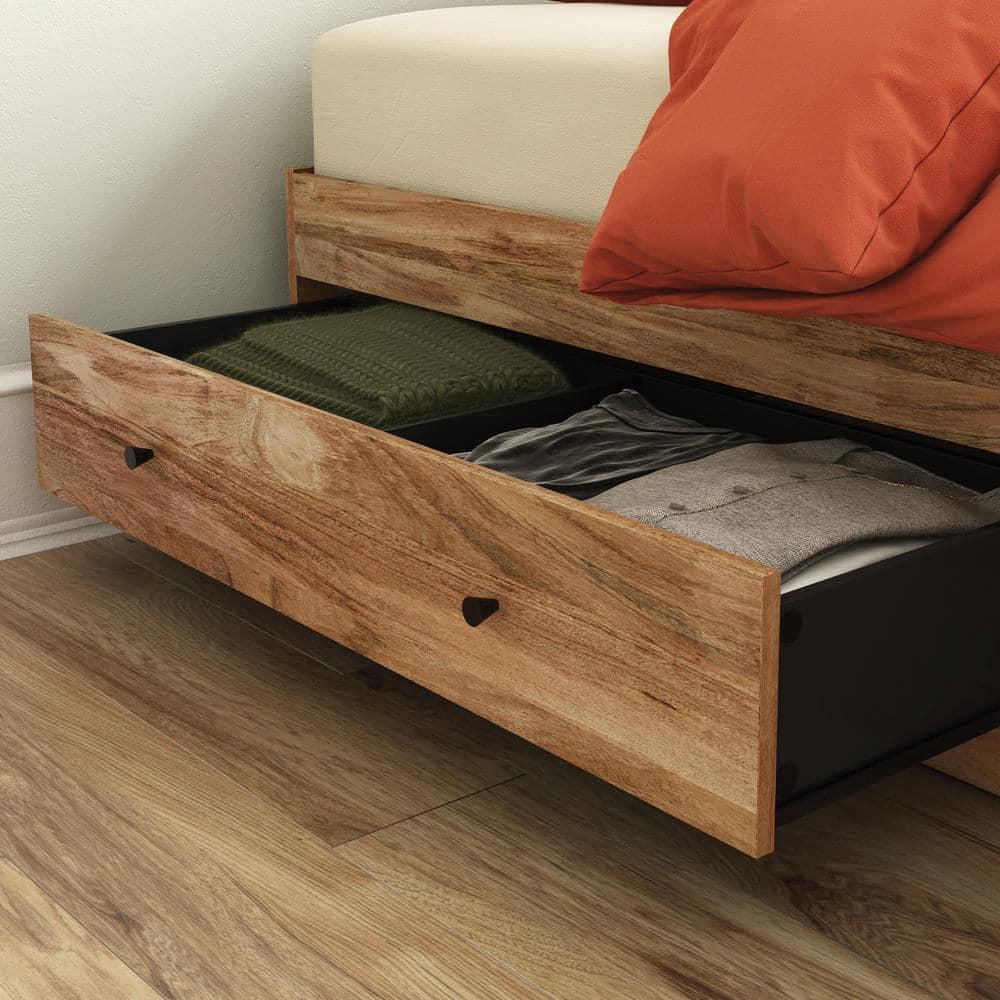 Crafters and Weavers Twin 2 Drawer Platform Bed by Sauder