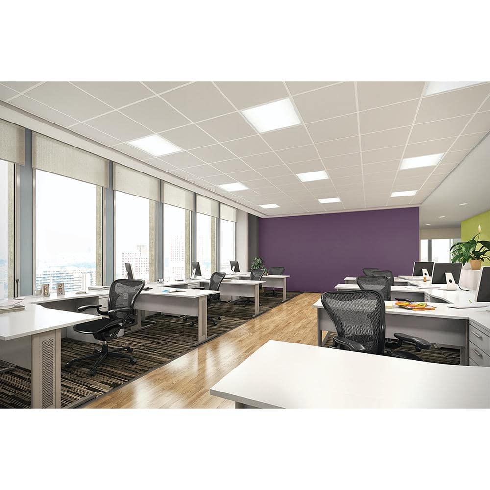 Metalux GRLED Series 30 W Troffer Light Fixture 3.25 in. H X 24 in. W X 24 in. L