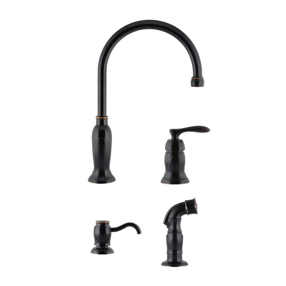 Alcott Hill® Alcott Hill® Helen Kitchen Faucet with Side Spray and Soap Dispenser