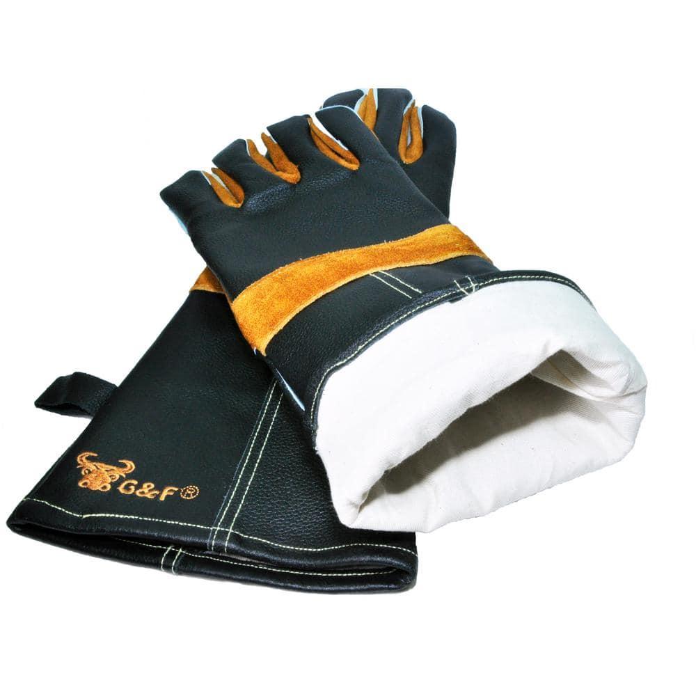 G & F Products G & F Products Leather Oven Glove Set