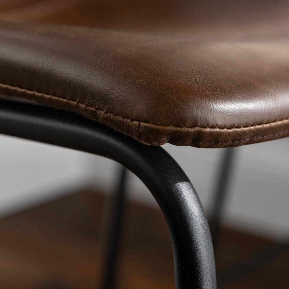 Hokku Designs Mayeu Upholstered Counter Stool (Set of 2)