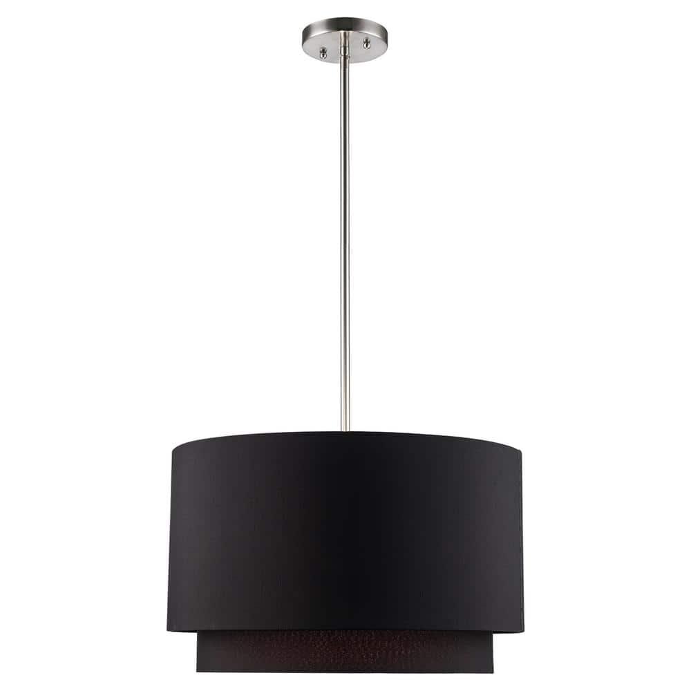 Trans Globe Lighting Pnd-802 Three Light Double Shade Pendant From The Young And Hip