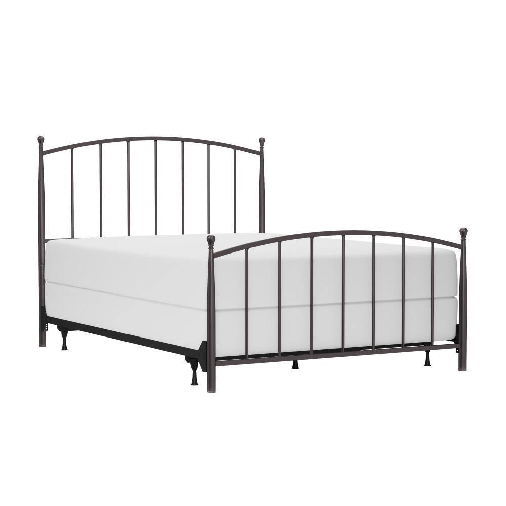 Hillsdale Furniture Warwick Gray Bronze Metal Queen Bed