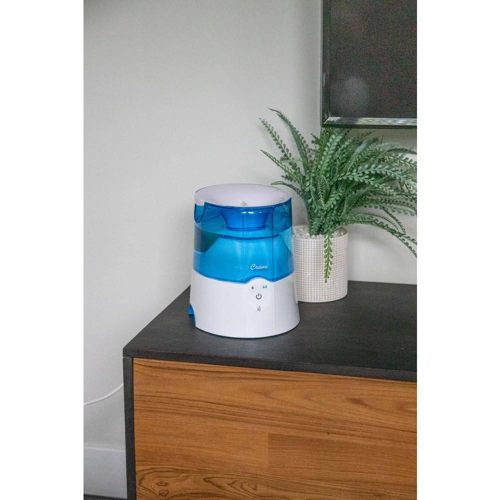 Crane USA Crane USA 0.5 Gallons Warm Mist Steam Tabletop Humidifier for 250 Cubic Feet