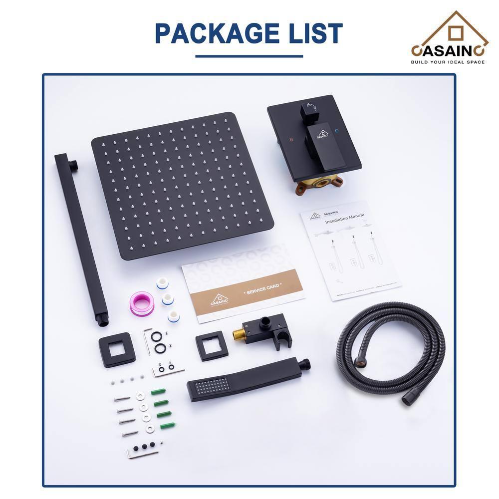 Shower Faucets & Systems All-In-One Kit with Rough in-Valve