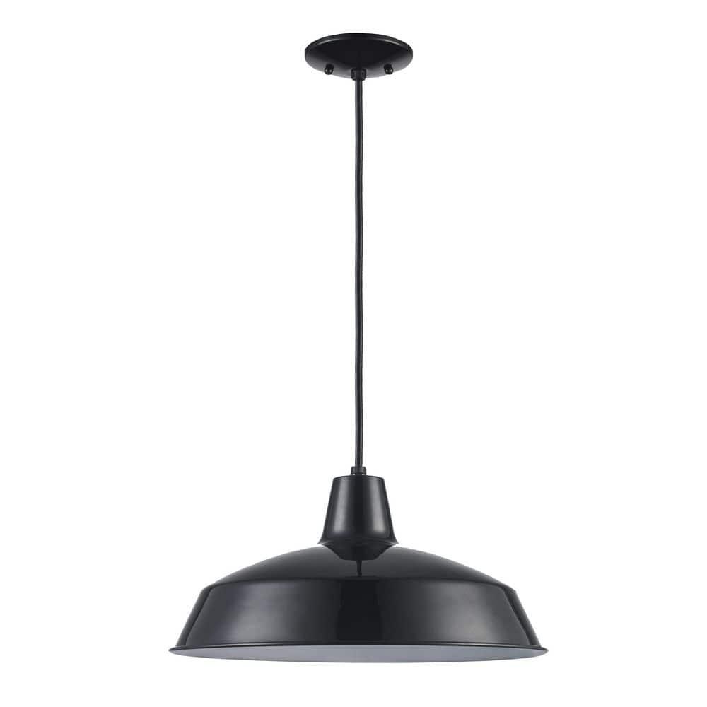 Trans Globe Lighting 1100 Sherman 1 Light 7" Tall Industrial Dome Shaped Indoor Pendant -