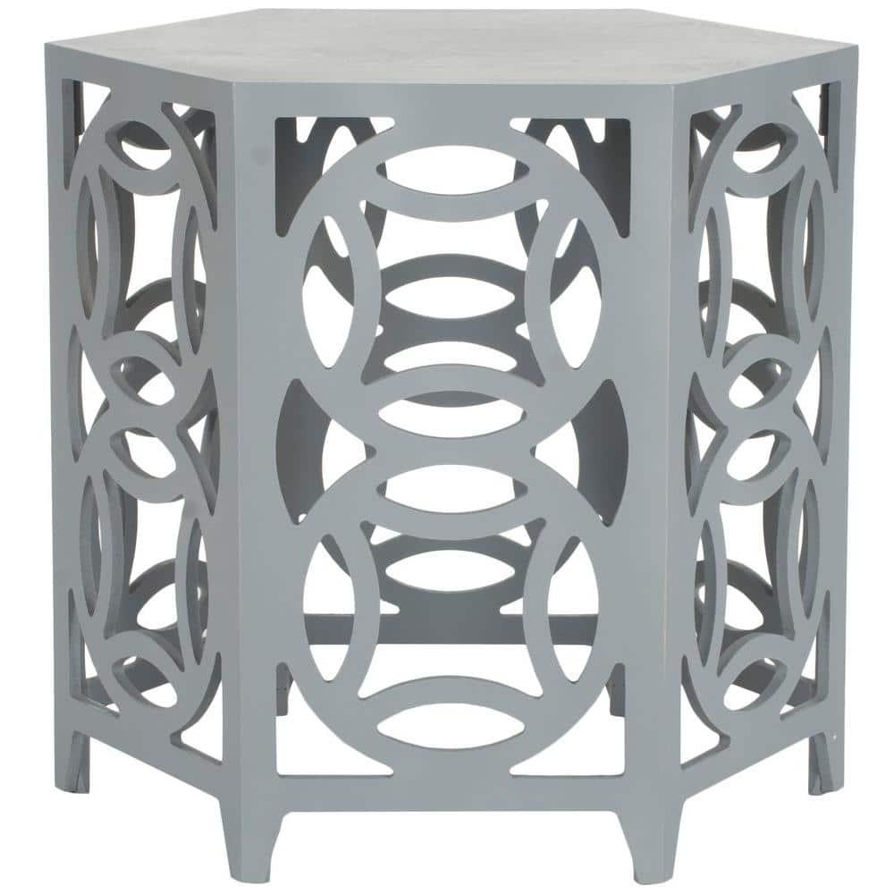 Safavieh American Homes Collection Natanya Pearl Taupe Side Table