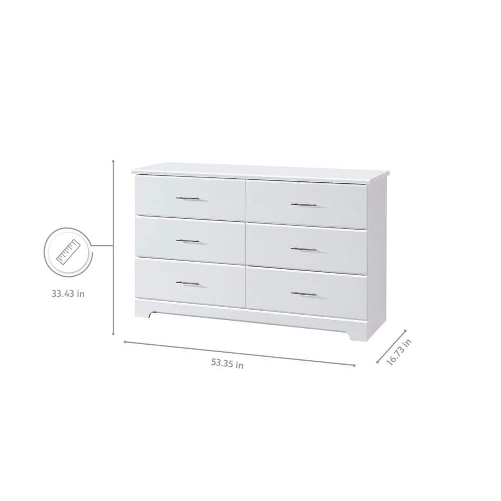 Brookside 6 Drawer Double Dresser