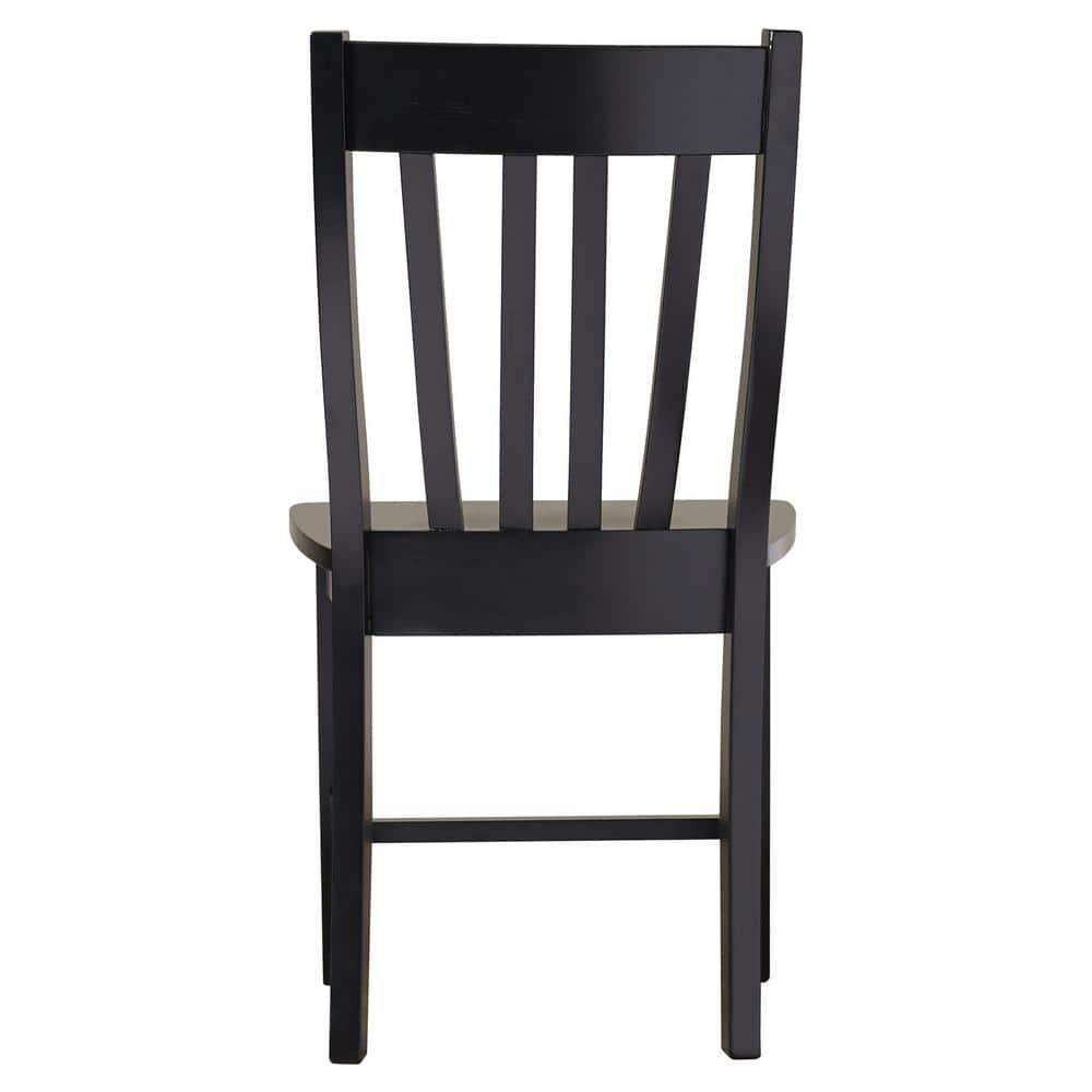 August Grove® Toby 18.5'' H Solid Wood Side Chair (Set of 2)