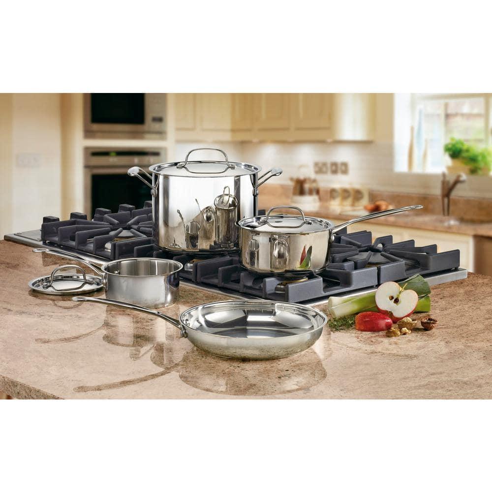 Cuisinart Chef’s Classic 7-Piece Stainless Steel Cookware Set