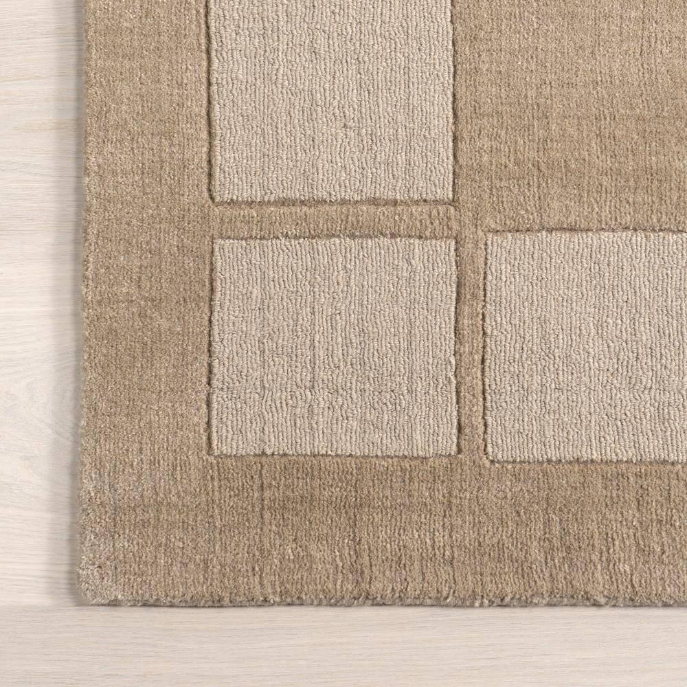 Rugs USA Petra High-Low Wool-Blend Area Rug, 2x8, Fawn
