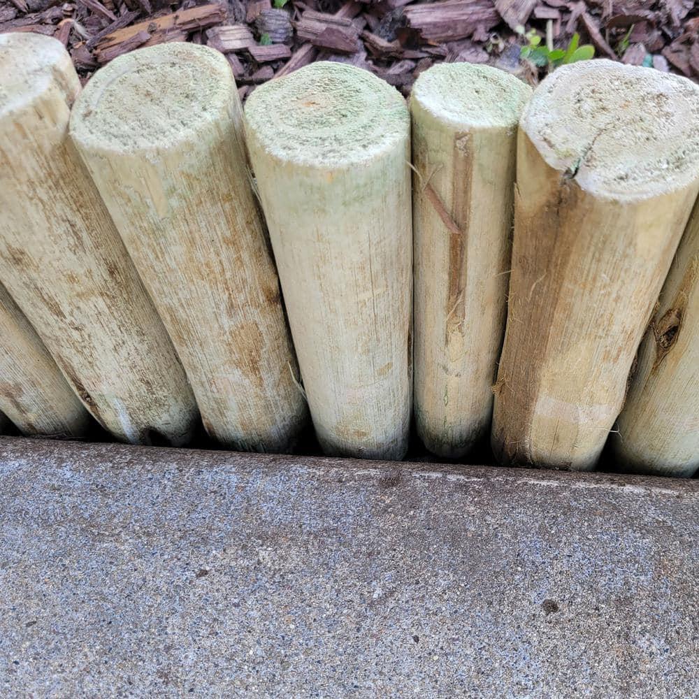 Backyard X-Scapes Eucalyptus Outdoor Garden Borders Wood Lawn Edging