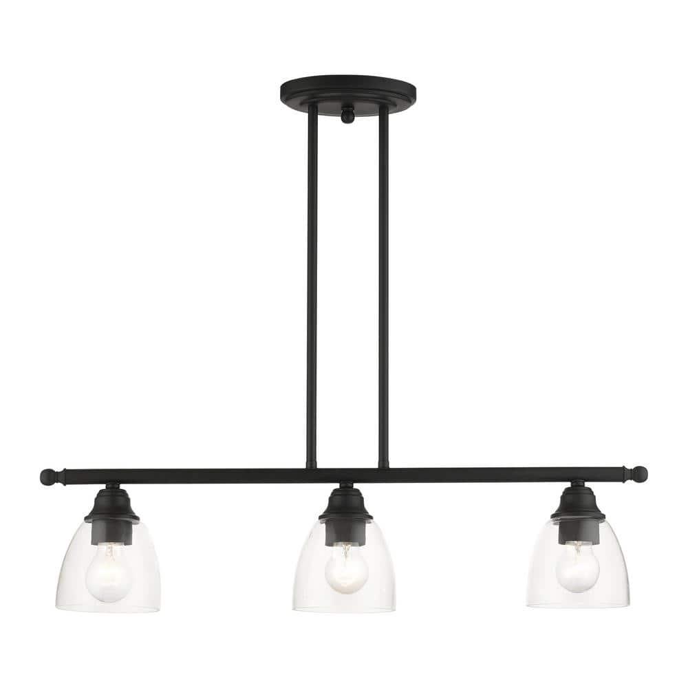 Livex Lighting Montgomery 3 - Light Chandelier in  Black