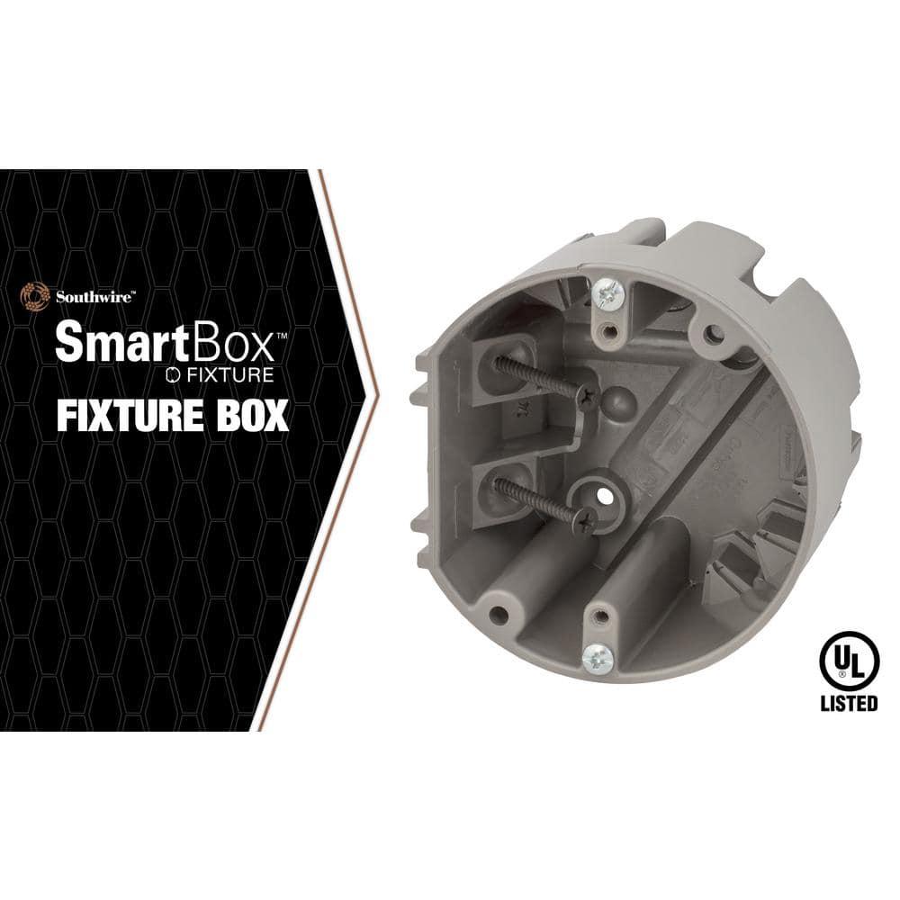 Southwire Smart Box Adjustable Depth 50 lb. Ceiling Box Support
